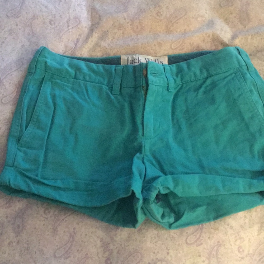 Jack Wills Sz 4 green shorts